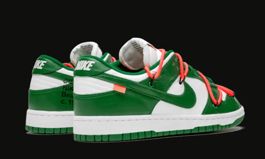 Dunk Low Off-White Pine Green<Nike Sale