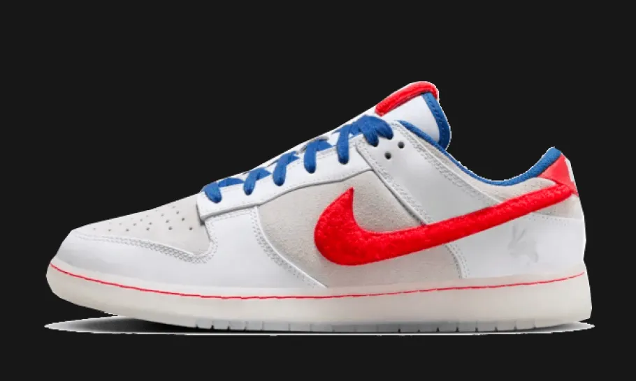 Dunk Low Retro PRM Year of the Rabbit White Crimson<Nike New