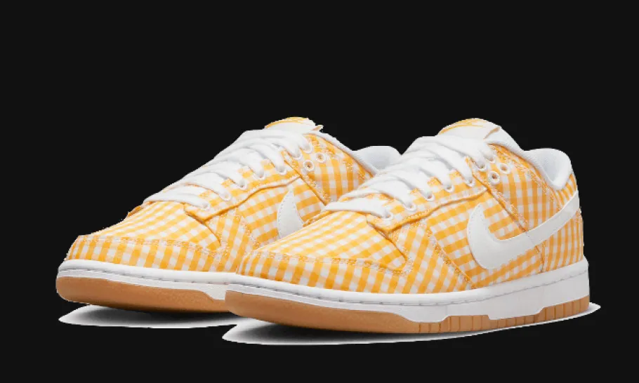 Dunk Low Yellow Gingham<Nike Online