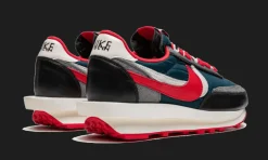 LD Waffle Sacai Undercover Midnight Spruce University Red<Nike Fashion