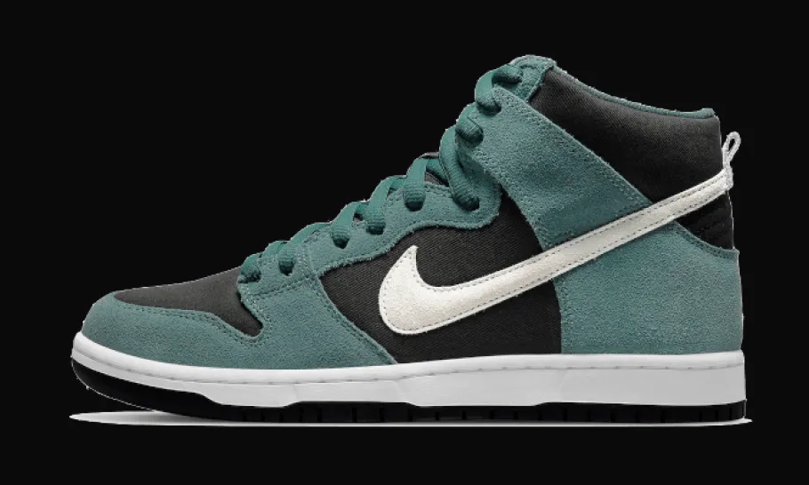 SB Dunk High Green Suede<Nike Online