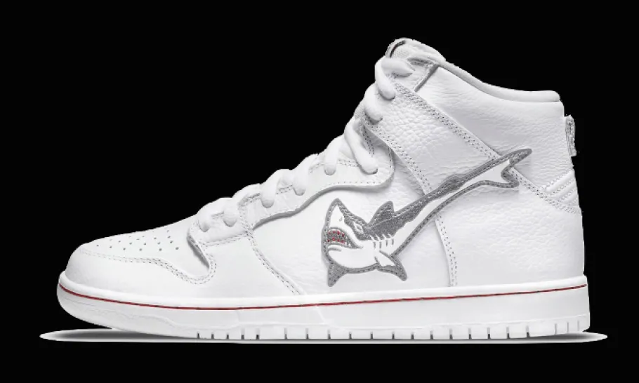 SB Dunk High Oski Great White Shark<Nike Fashion