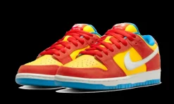 SB Dunk Low Pro Habanero Red (Bart Simpson)<Nike Sale