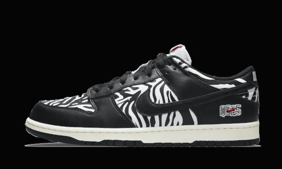 SB Dunk Low Quartersnacks Zebra<Nike Outlet