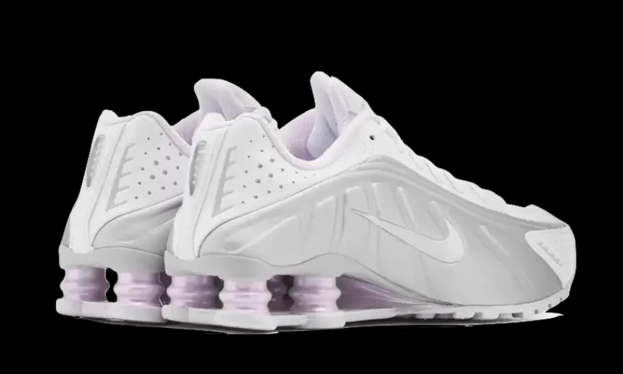 Shox R4 Silver Purple<Nike Best