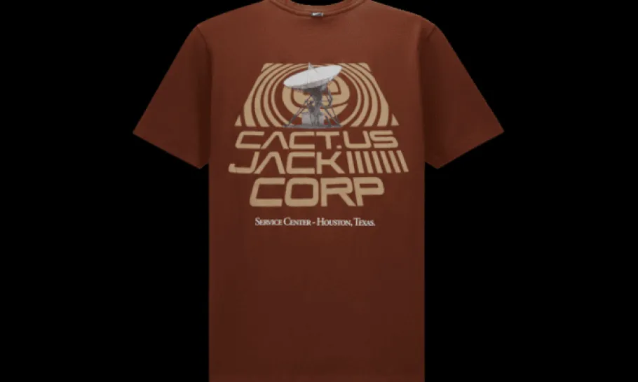 Travis Scott Cact.us Corp BH T-Shirt Brown<Nike Hot