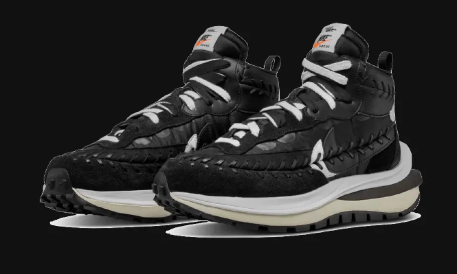 Vaporwaffle Sacai Jean Paul Gaultier Black White<Nike Fashion