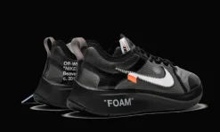 Zoom Fly Off-White Black Silver<Nike New