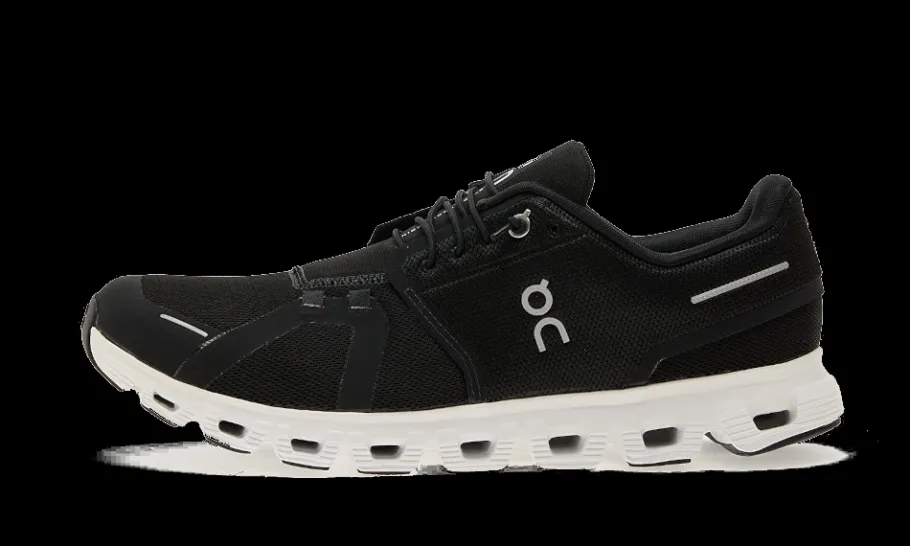 Cloud 6 Black White<On Running Fashion
