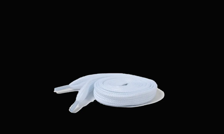 Fat Flat Laces White<Slaace New