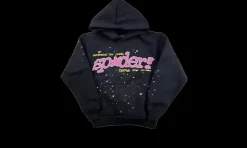 Black Punk V2 Hoodie<Sp5der Online