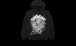 OG Web Black Hoodie<Sp5der New