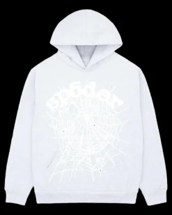 OG Web Hoodie Heather Grey<Sp5der Fashion