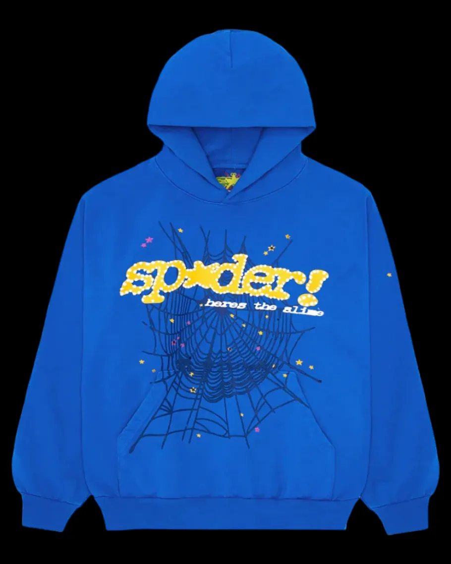TC Hoodie Blue<Sp5der New