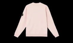 Crewneck Old Effect Pink<Stone Island Online
