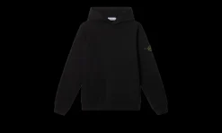 Hooded Sweatshirt Old Effect Black<Stone Island Clearance