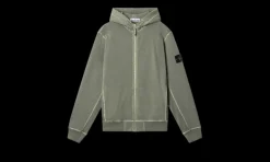 Zipped Sweatshirt Khaki<Stone Island New