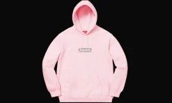 Bandana Box Logo Hooded Sweatshirt Pink<Supreme Hot
