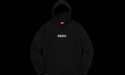 Bandana Box Logo Hooded Sweatshirt Black<Supreme Best