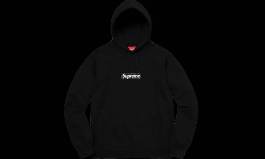 Bandana Box Logo Hooded Sweatshirt Black<Supreme Best