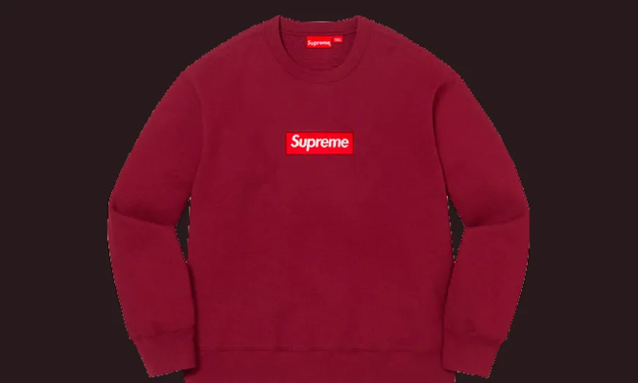 Box Logo Crewneck Cardinal<Supreme Online