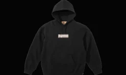 Burberry Box Logo Hoodie Black<Supreme Discount
