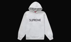 Capital Hooded Sweatshirt Ash Grey<Supreme Discount