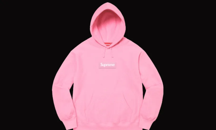 Hoodie Box Logo FW21 Pink<Supreme New