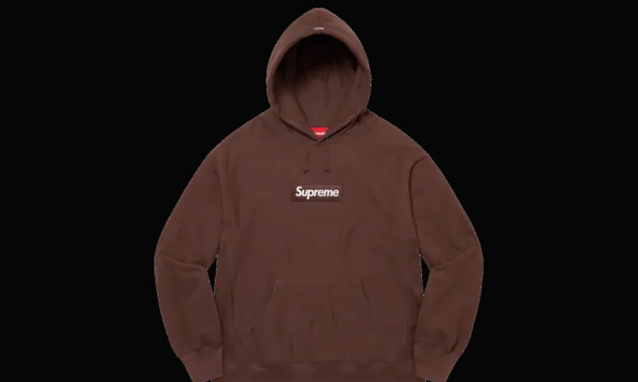 Hoodie Box Logo FW21 Brown<Supreme Outlet