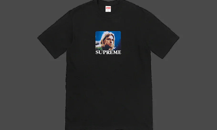 Kurt Cobain Tee Black<Supreme Discount