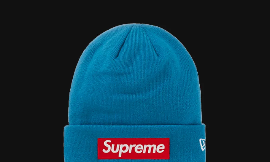 New Era Box Logo Beanie (FW22) Blue<Supreme Best
