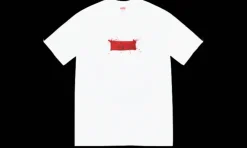 Ralph Steadman Box Logo Tee White<Supreme Fashion
