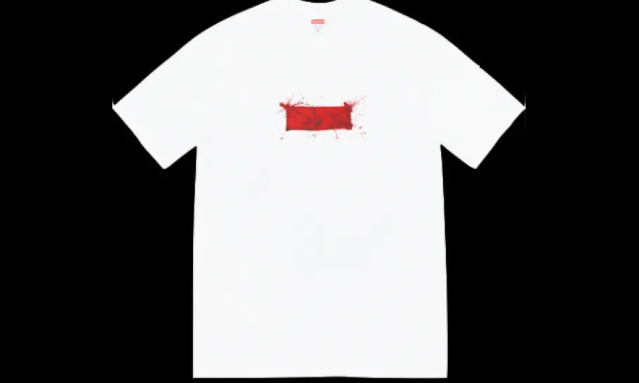 Ralph Steadman Box Logo Tee White<Supreme Fashion