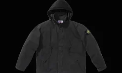 Stone Island Cotton Cordura Shell Jacket Black<Supreme Hot