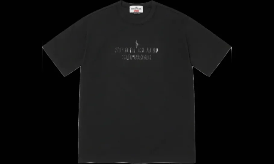 Stone Island Tee Black<Supreme Discount