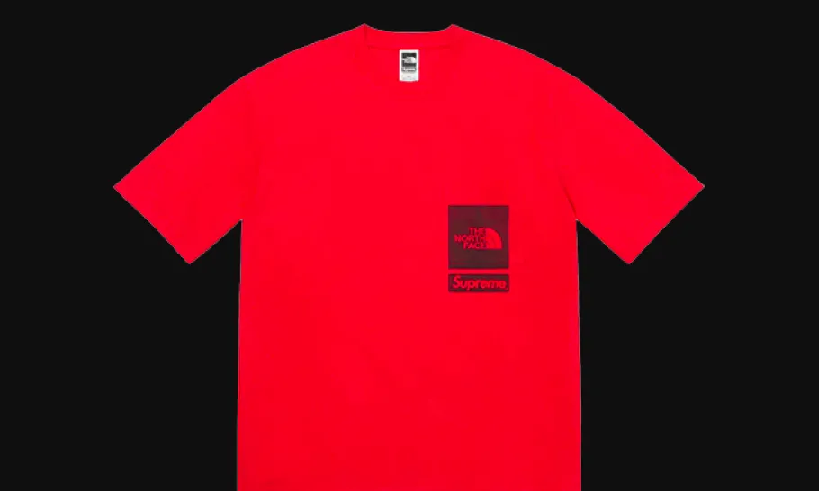 The North Face Printed Pocket Tee Red<Supreme Outlet