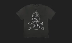 Cactus Jack For Mastermind Skull T-shirt Black<Travis Scott Clearance