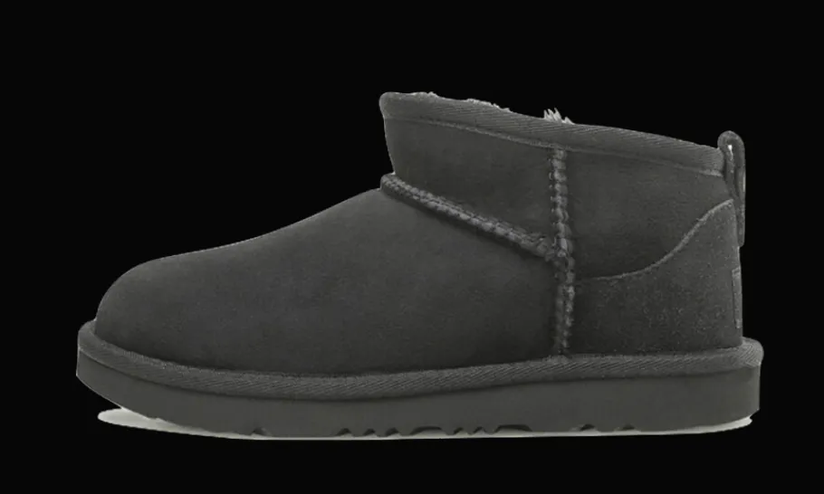 Classic Ultra Mini Boot Black (Enfant)<UGG Outlet