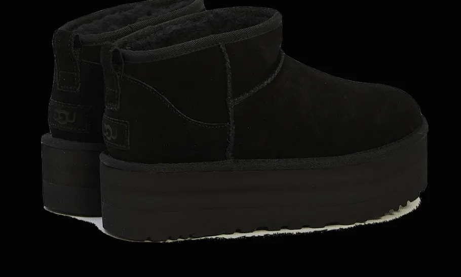Classic Ultra Mini Platform Black<UGG Fashion