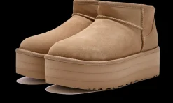 Classic Ultra Mini Platform Boot Mustard Seed<UGG Outlet
