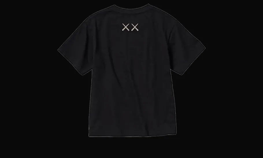 T-Shirt KAWS Black Graphic<Uniqlo Sale