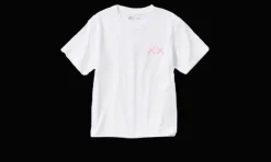 T-Shirt KAWS Pink Graphic<Uniqlo New